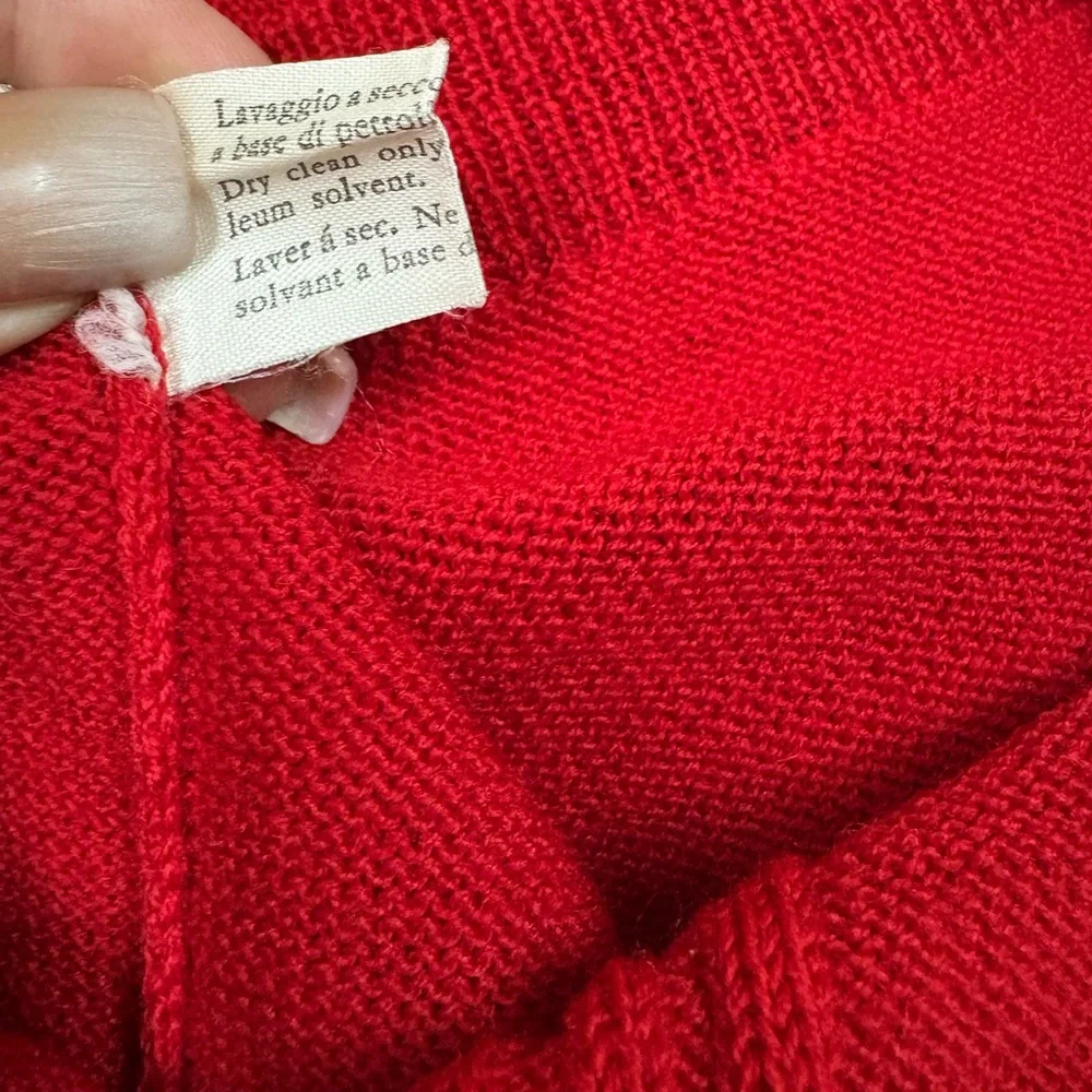 Gucci V-Neck Red Sweater Vest